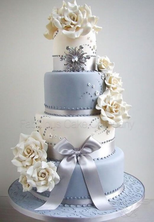 Cake - Baby Blue Cake #2724693 - Weddbook